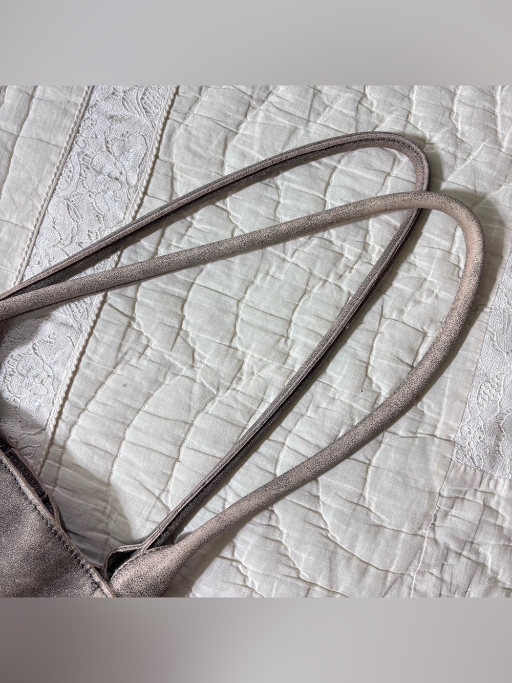 Hammitt | Leather Oliver Tote Bag Purse | Pewter with Silver Hardware - Picture 8 of 16